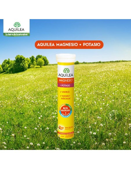 MAGNESIO POTASIO AQUILEA EFERVESCENTE 14 COMP E